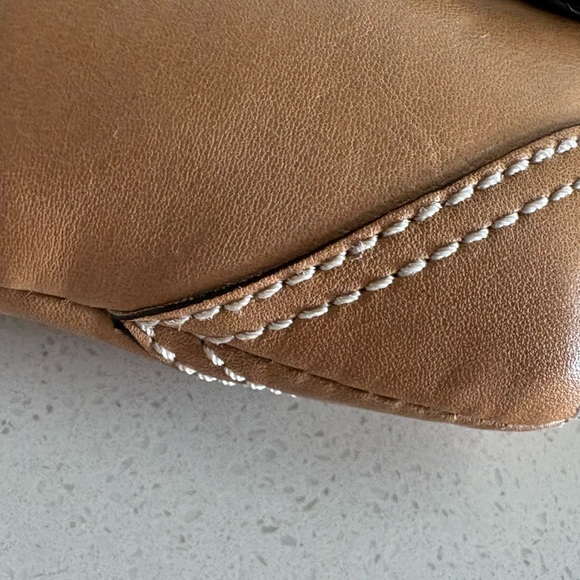 Coach Y2K Soho Beige leather Coin Purse keychain New with tags - Picture 10 of 12